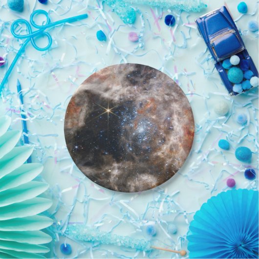 Tarantula Nebula Bild von JWST Pappteller (Party)