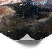 Tarantula Nebula Bild von JWST Poster (Ecke)