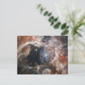 Tarantula Nebula Bild von JWST Postkarte (Stehend Vorderseite)