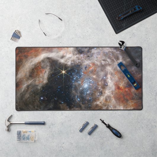 Tarantula Nebula Bild von JWST Schreibtischunterlage (Arbeitsplatz)