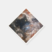 Tarantula Nebula Bild von JWST Serviette (Ecke)