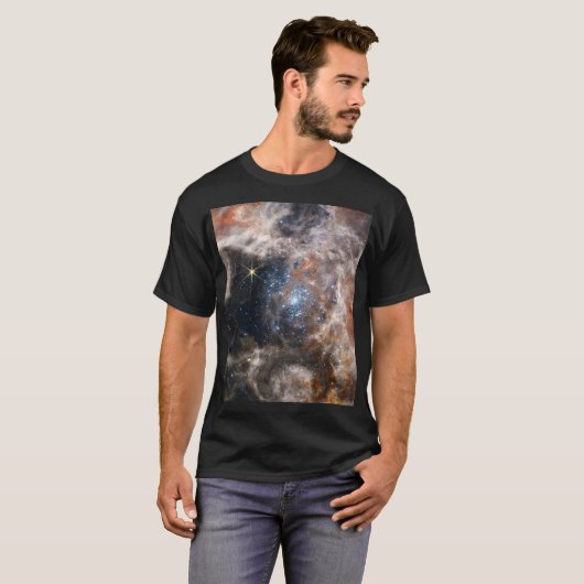 Tarantula Nebula Bild von JWST T-Shirt (Vorne ganz)