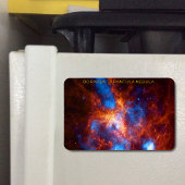Tarantula Nebula Galaxy Brown Blue Magnet