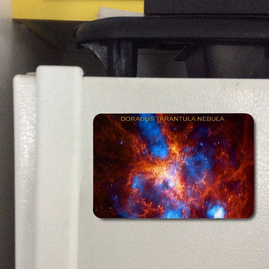 Tarantula Nebula Galaxy Brown Blue Magnet