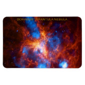 Tarantula Nebula Galaxy Brown Blue Magnet (Horizontal)