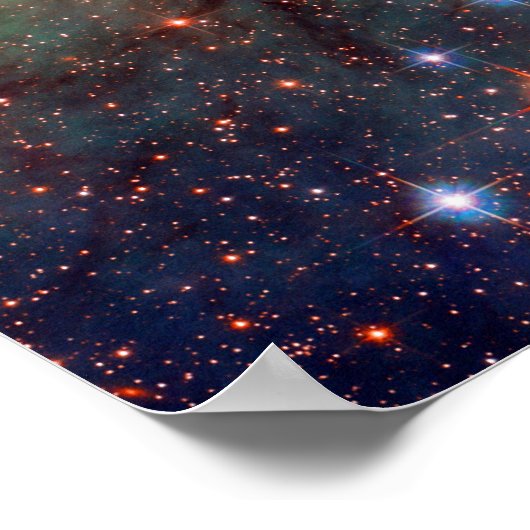 Tarantula Nebula Hubble Space Poster (Ecke)