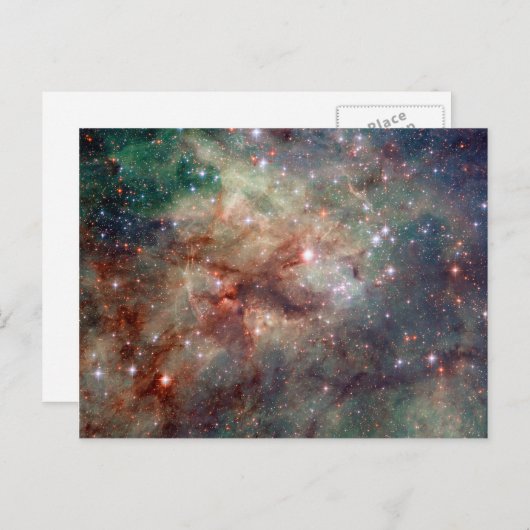 Tarantula Nebula Hubble Space Postkarte (Vorne/Hinten)