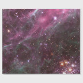 Tarantula Nebula in Pflaume NASA Geschenkpapier (Flach)
