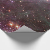 Tarantula Nebula in Pflaume NASA Geschenkpapier (Ecke)