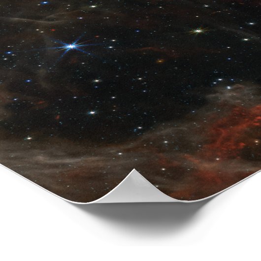 Tarantula Nebula James Webb Teleskop Nasa Sterne Poster (Ecke)