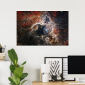 Tarantula Nebula James Webb Teleskop Nasa Sterne Poster (Heimbüro)