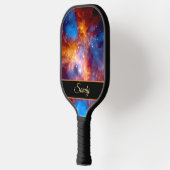 Tarantula Nebula NGC 20 Ihr Name Pickleball Schläger (Links)