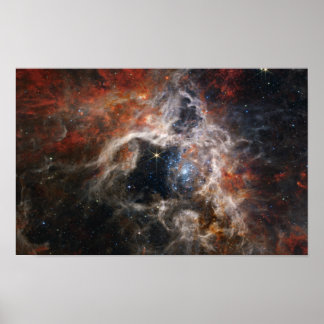 Tarantula Nebula Raumbild Poster