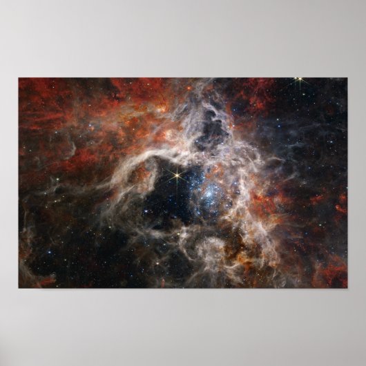 Tarantula Nebula Raumbild Poster (Vorne)