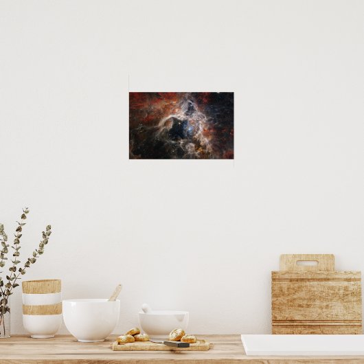 Tarantula Nebula Raumbild Poster (Küche)