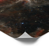 Tarantula Nebula Raumbild Poster (Ecke)