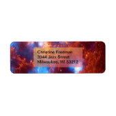 Tarantula Nebula Space Galaxy Blue Brown Adresse (Vorne)