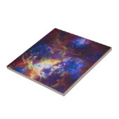 Tarantula Nebula Star Forming Gas Cloud Skulptur Fliese (Seite)