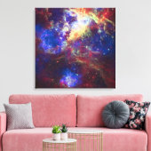 Tarantula Nebula Star Forming Gas Cloud Skulptur Leinwanddruck (Insitu (Wohnzimmer))