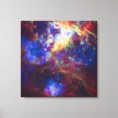 Tarantula Nebula Star Forming Gas Cloud Skulptur Leinwanddruck (Vorderseite)