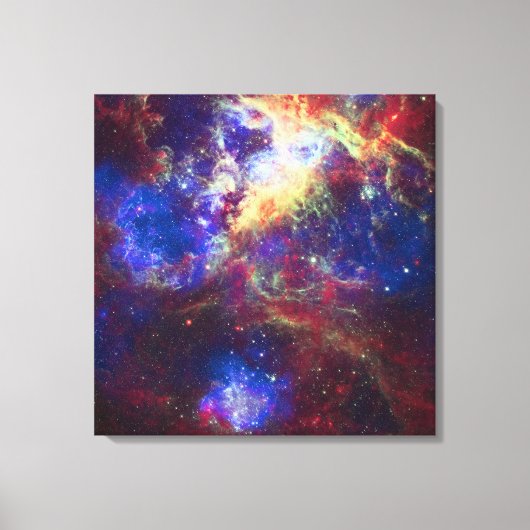 Tarantula Nebula Star Forming Gas Cloud Skulptur Leinwanddruck (Vorderseite)