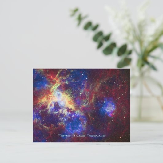 Tarantula Nebula Star Forming Gas Cloud Skulptur Postkarte (Stehend Vorderseite)
