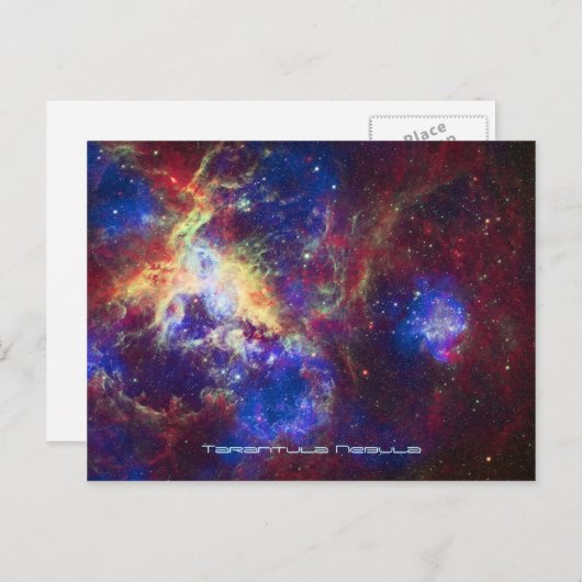 Tarantula Nebula Star Forming Gas Cloud Skulptur Postkarte (Vorne/Hinten)