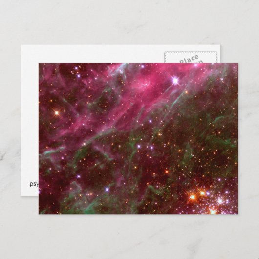 Tarantula neula (Hubble-Teleskop) Postkarte (Vorne/Hinten)