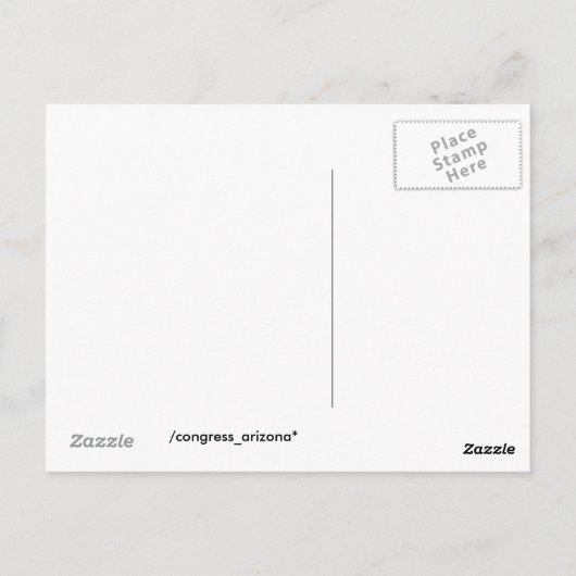 Tarantula Postkarte (Rückseite)