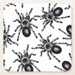 Tarantula Rechteckiger Pappuntersetzer