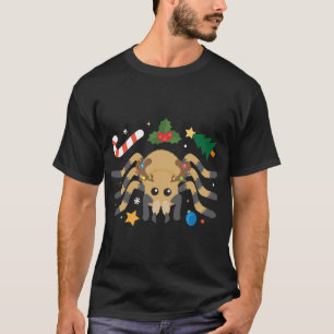 Tarantula Reindeer Funny Niedlich Spider Owner Chr T-Shirt