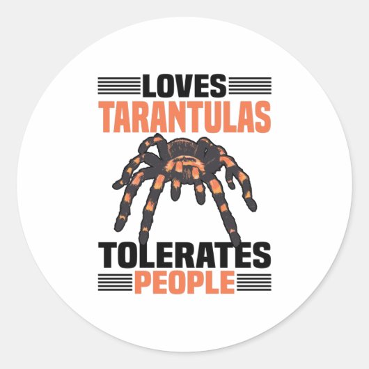 Tarantula Spider | Haustiere Tarantulas Spinnen Ge Runder Aufkleber (Vorderseite)