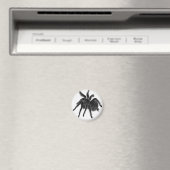 Tarantula Spider Schwarz-weiß Magnet (In Situ (Geschirrspüler))