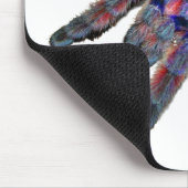 Tarantula-Spinne, arachnid, große blau-rote Spinne Mousepad (Ecke)