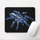 Tarantula-Spinne, arachnid, große blaue Spinne/sch Mousepad (Mit Mouse)