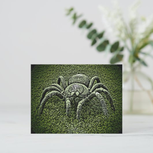 Tarantula-Spinne Postkarte (Stehend Vorderseite)