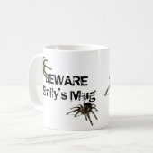 Tarantula-Spinnen-personalisierte Tasse (Vorderseite Links)