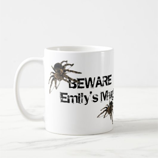 Tarantula-Spinnen-personalisierte Tasse (Links)