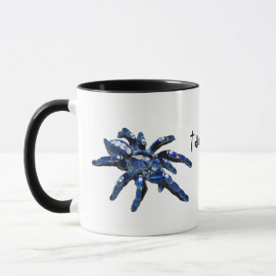 Tarantula, Tarantul-Manie, große blaue Spinne Tasse