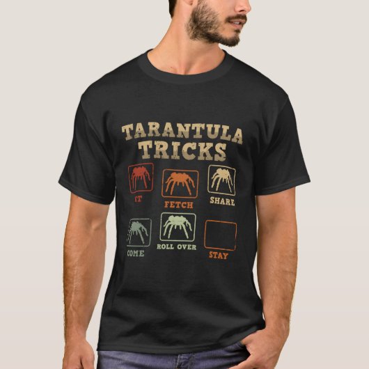 Tarantula tricks Entomologie T-Shirt (Vorderseite)