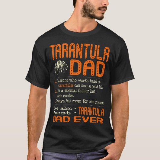 Tarantula-Vater mögen normalen Vater viel cooler T-Shirt (Vorderseite)