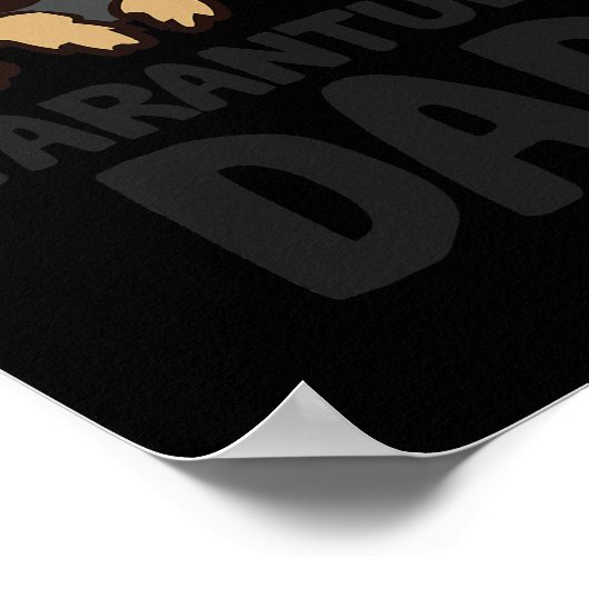 Tarantula Vater Red Knee Tarantula Spider Poster (Ecke)