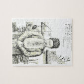 Taras Hryhorovych Shevchenko ukrainischer Dichter Puzzle (Horizontal)