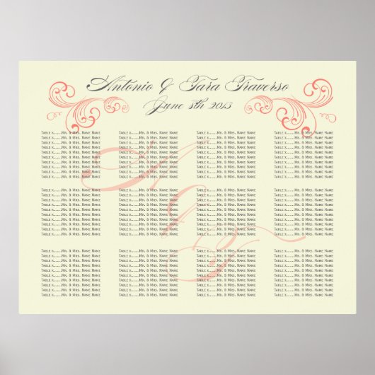 Taras Sitzplan #2 Poster (Vorne)