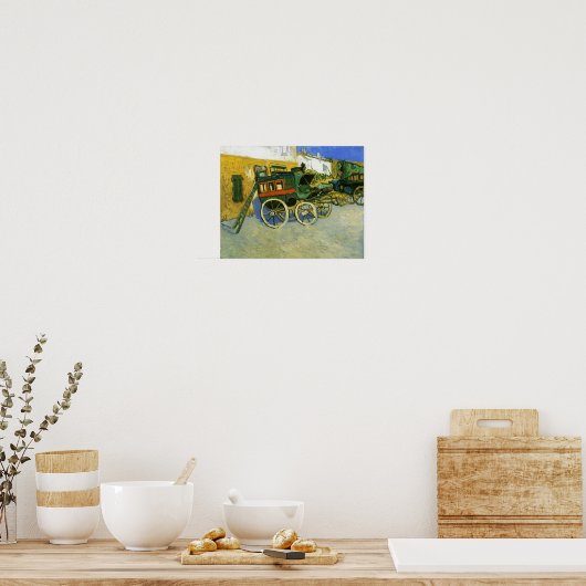 Tarascon Diligence Van Gogh Fine Art Poster (Küche)