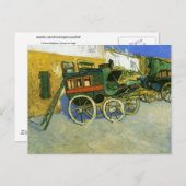 Tarascon Diligence, Van Gogh Fine Art Postkarte (Vorne/Hinten)