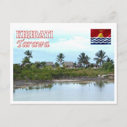 Tarawa - Kiribati - Panorama - Postkarte (Vorderseite)