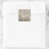 Tarbes Quadratischer Aufkleber (Tasche)