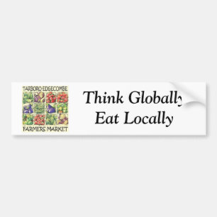 Tarboro-Edgecombe Bauers-Markt-Autoaufkleber Autoaufkleber