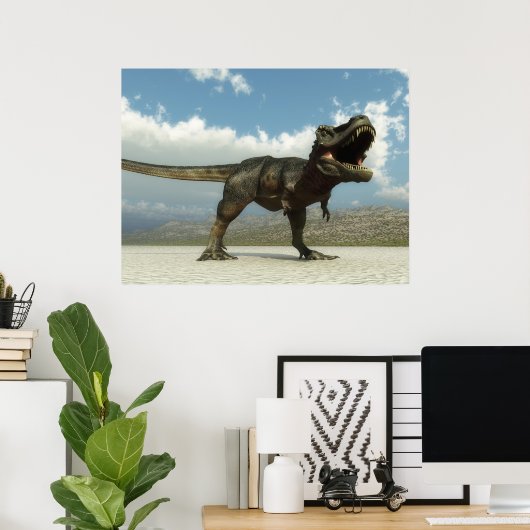 Tarbosaurus Poster (Heimbüro)